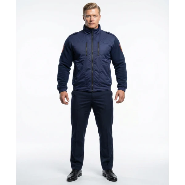 КУРТКА ФЛИСОВАЯ МВД 777 ПРИТАЛЕННАЯ